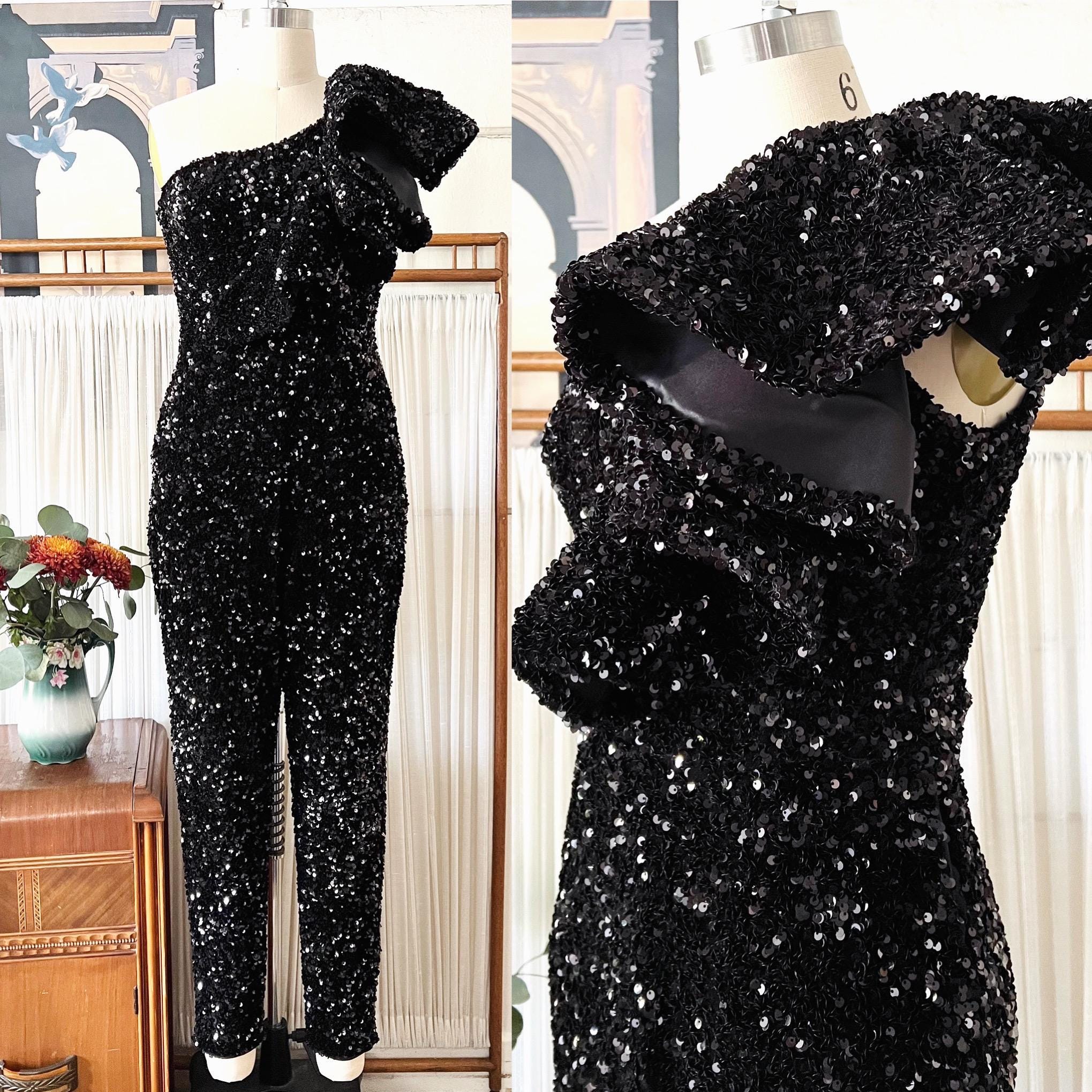 80s Sequin Jumpsuit Etsy Ireland
