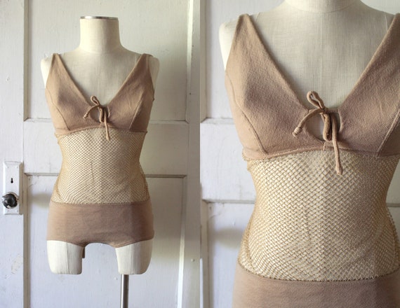 Vintage 1960s Cole of California Swim Suit / 60s T