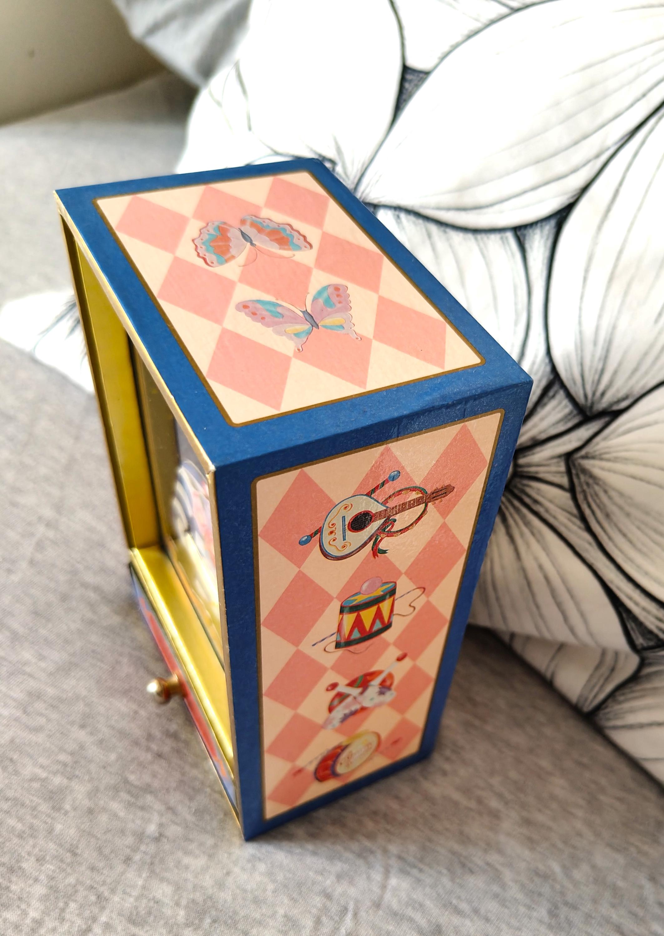 Vintage Koji Murai Clown Music Box: Flower August, 1980s Shadow