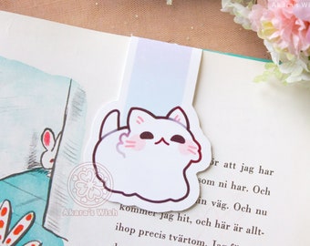 Ghost Kitten Magnetic Bookmark perfect for book lovers