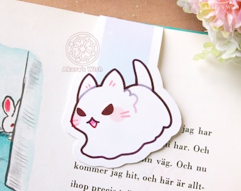 Ghost Kitten Magnetic Bookmark perfect for book lovers
