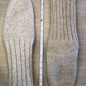 Traditional Ethnic Bosna Bosnian Natural Sheep Wool Village Grandma Socks Handknit Priglavke Camping Winter Warm Mountain Sock Cold Weather