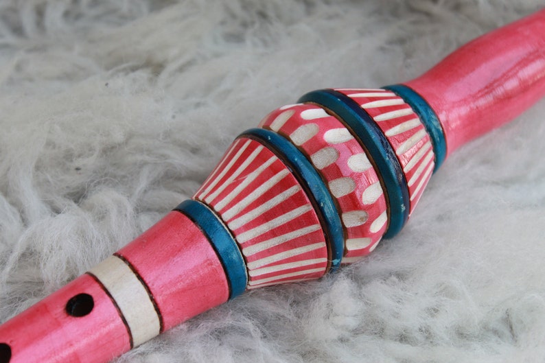 Large Colorful Frula Flute Handmade Wooden Music Bih Bosnia - Etsy