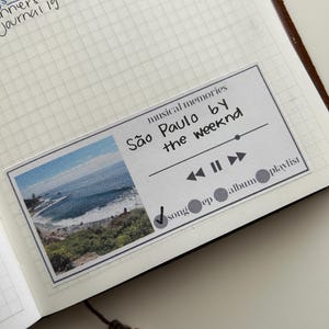 Musical Memories Sticker Pack | Music Themed Journal Stickers | Die Cut ...