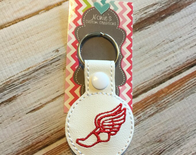 Track Shoe Keychain Track and Field Keychain Track Etsy
