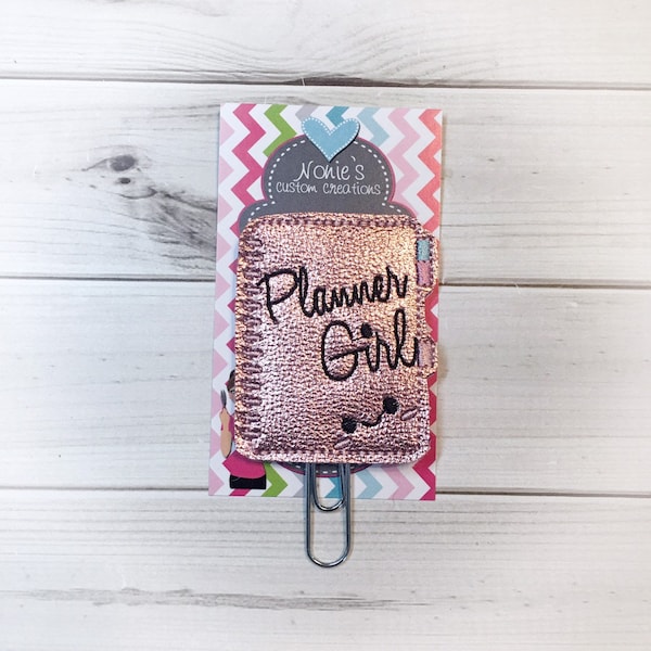 Planner Girl Paper Clip - Planner Girl Paperclip- Planner Clip -Planner Accessories -Planner Girl Clip- Planner Girl Feltie