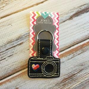 Camera Keychain - Photographer Keychain -  Photography Gift - Camera Gift