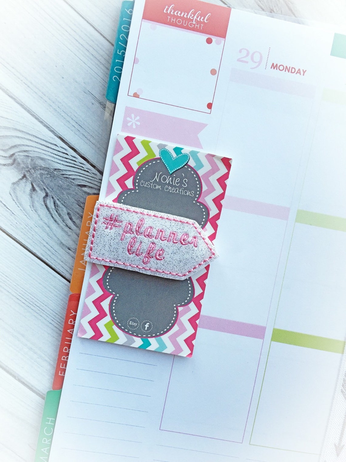 Planner Life Paper Clip Planner Life Paperclip Planner Etsy