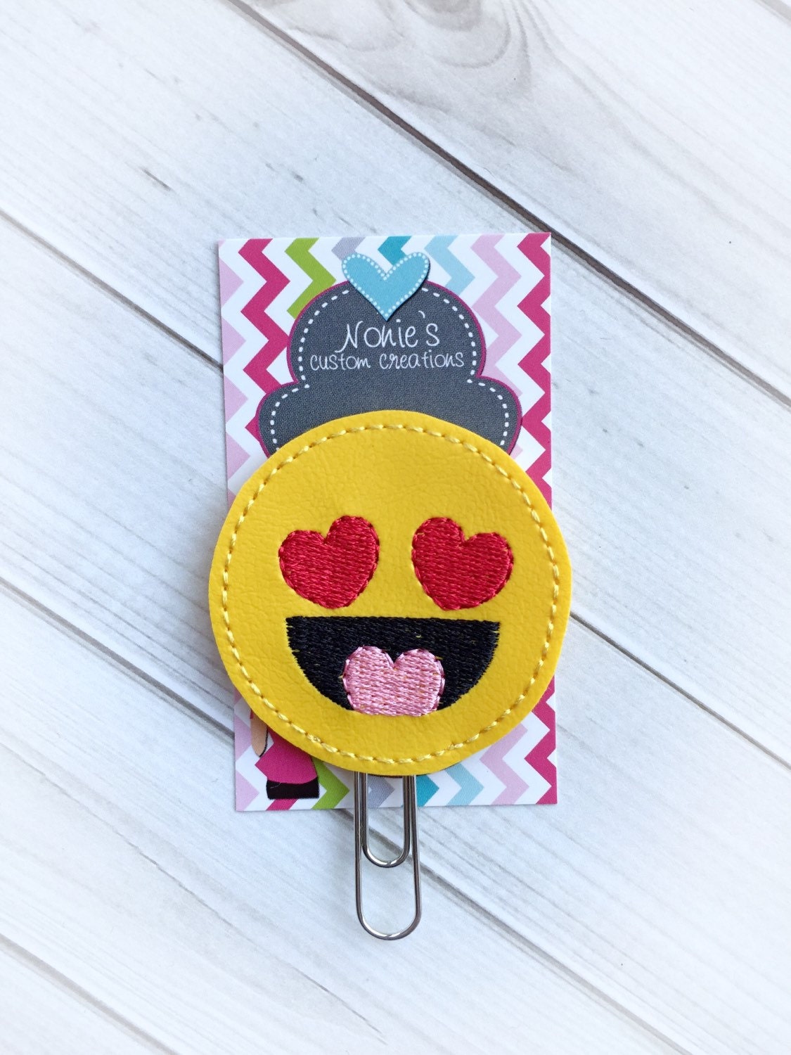 Emoji Paper Clip Planner Paper Clip Planner Paperclip Etsy