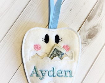 Tooth Fairy Pouch Personalized - Girls Tooth Fairy Pouch - Boys Tooth Fairy Pouch - Boys Tooth Pouch - Girls Tooth Pouch
