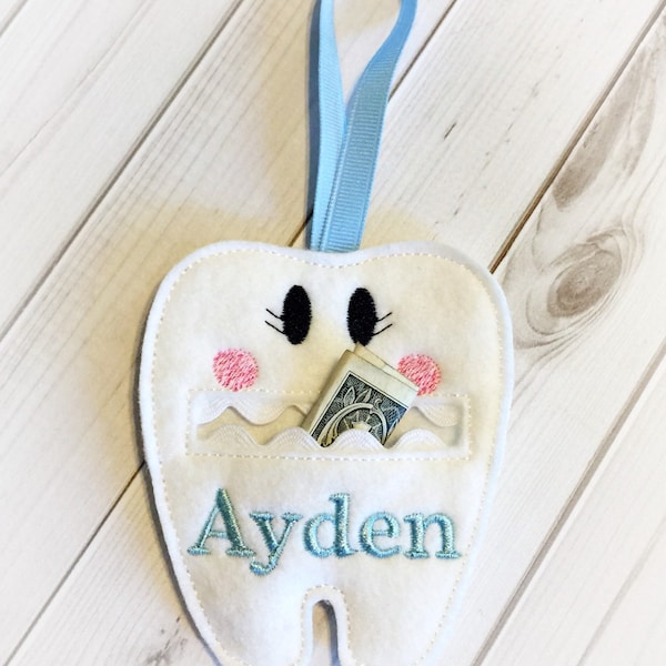 Tooth Fairy Pouch Personalized - Girls Tooth Fairy Pouch - Boys Tooth Fairy Pouch - Boys Tooth Pouch - Girls Tooth Pouch