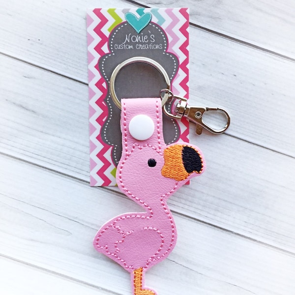 Flamingo Key Chain - Flamingo Keychain - Pink Flamingo - Pink Flamingo Keychain - Flamingos