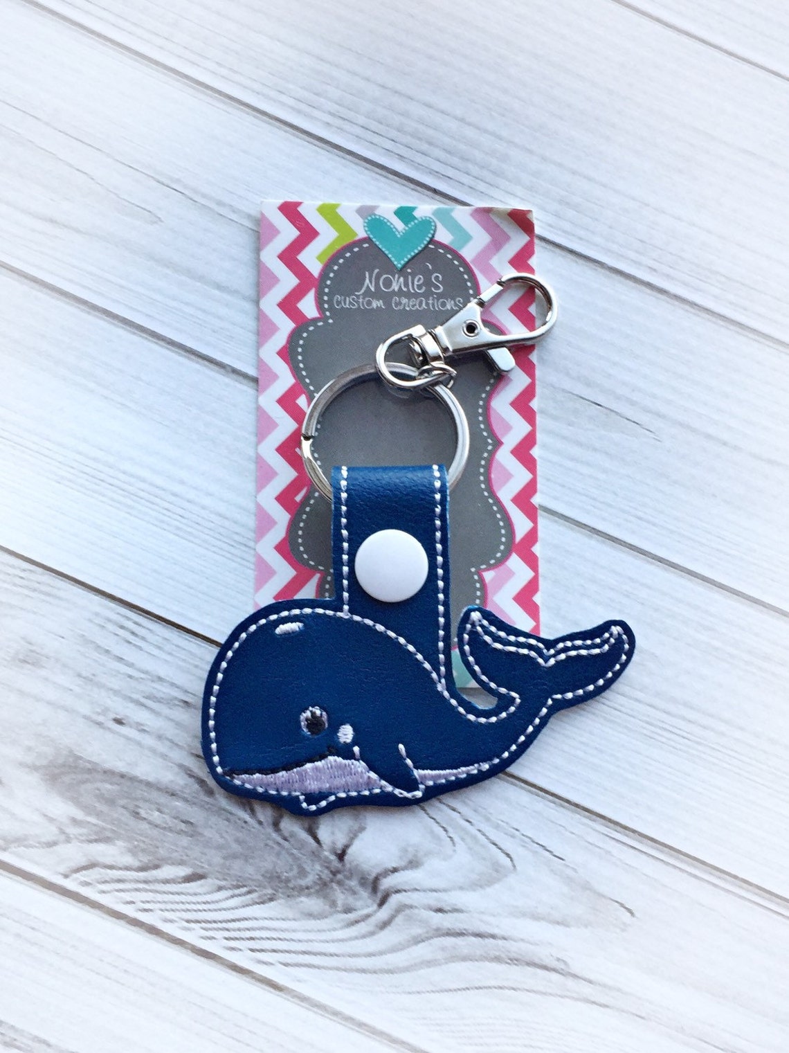 whale key chain