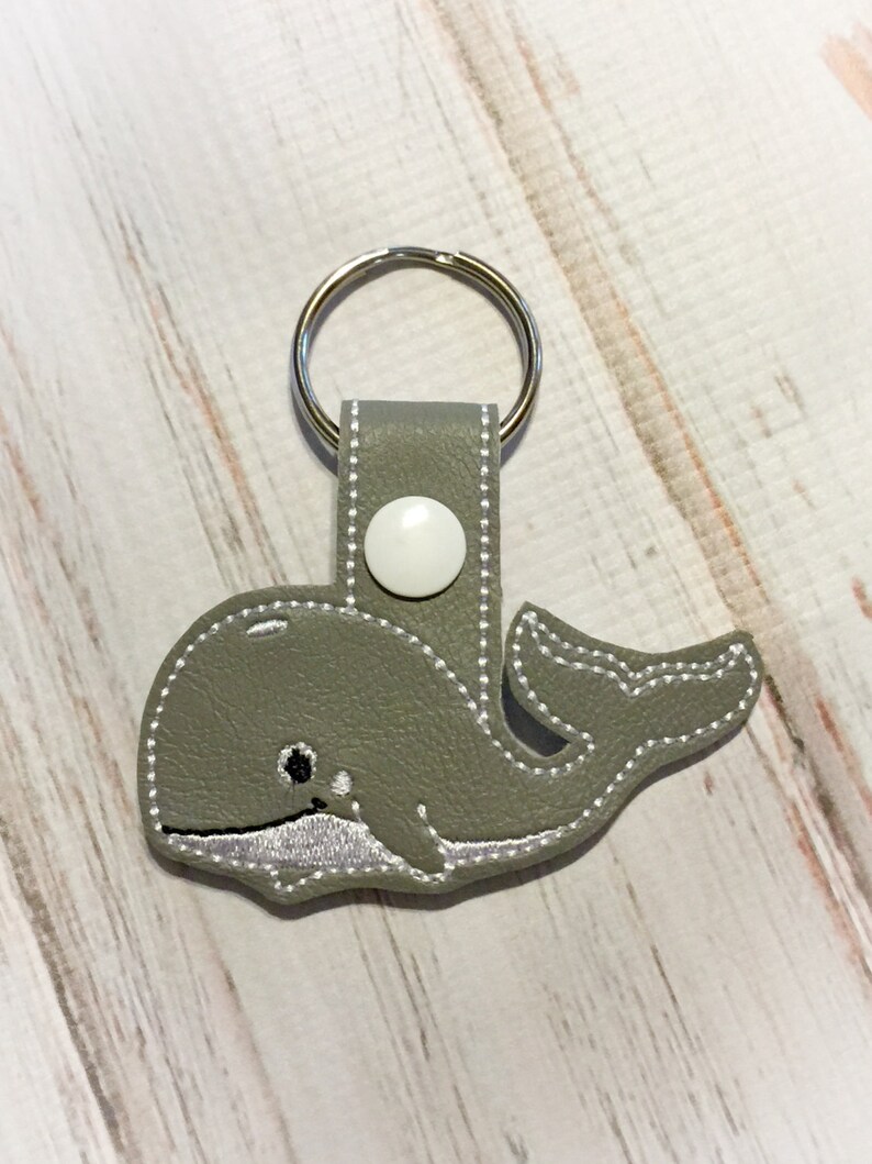 Whale Keychain Whale Key Chain Etsy