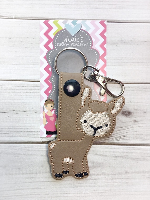 llama keychain
