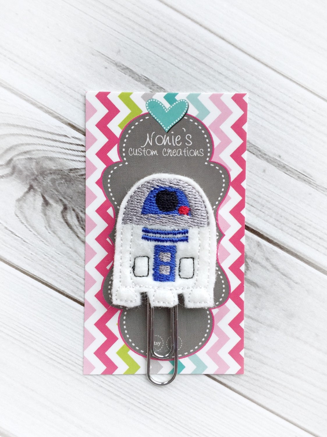 R2D2 Paper Clip Robot Paperclip Star Wars Inspired Paper Etsy