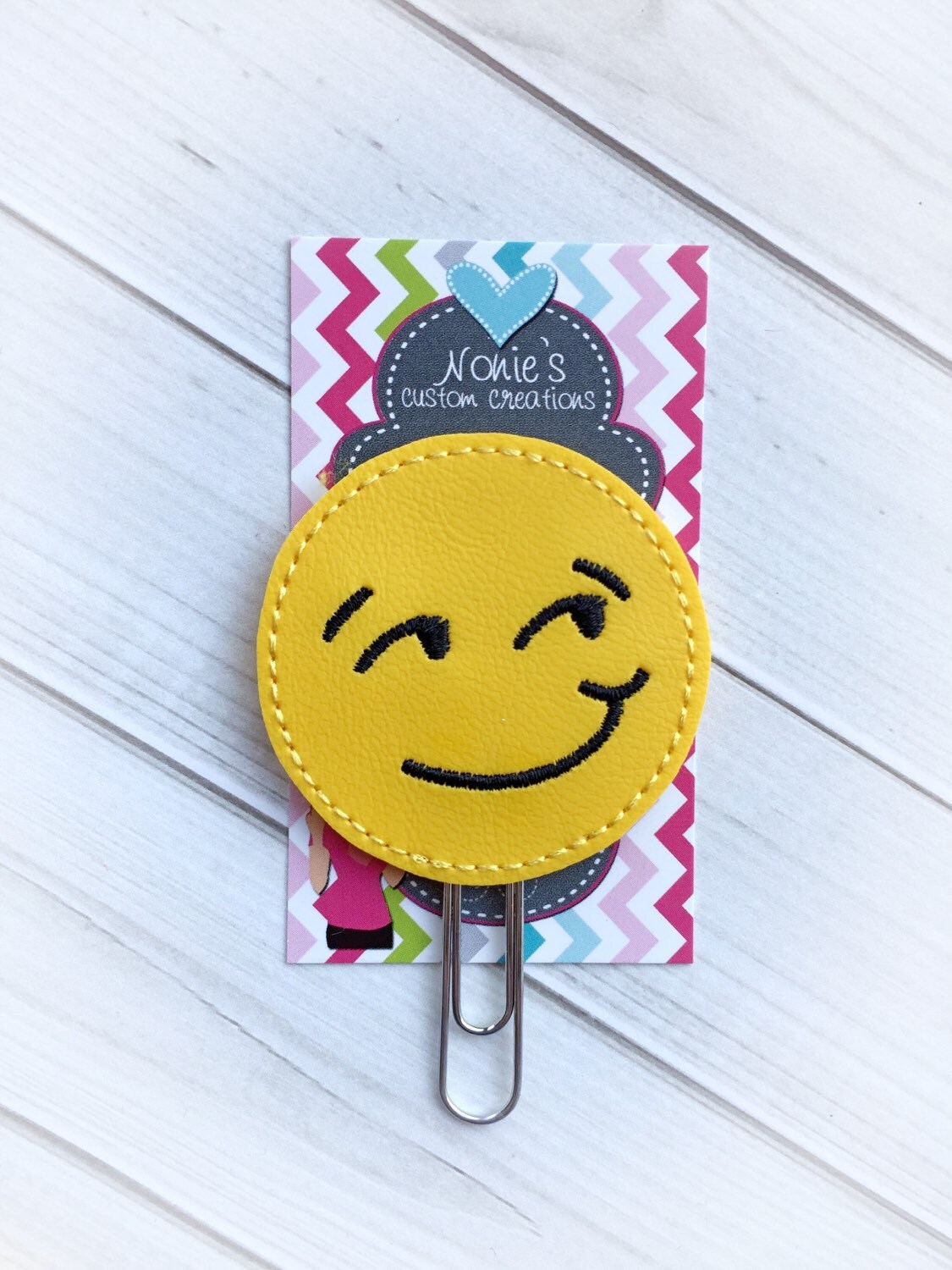 Emoji Paper Clip Planner Paper Clip Planner Paperclip Etsy
