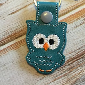 Owl Key Chain - Owl Keychain - Bird Keychain - Forest Animal Keychain - Owl Accessory - Owl Backpack Keychain