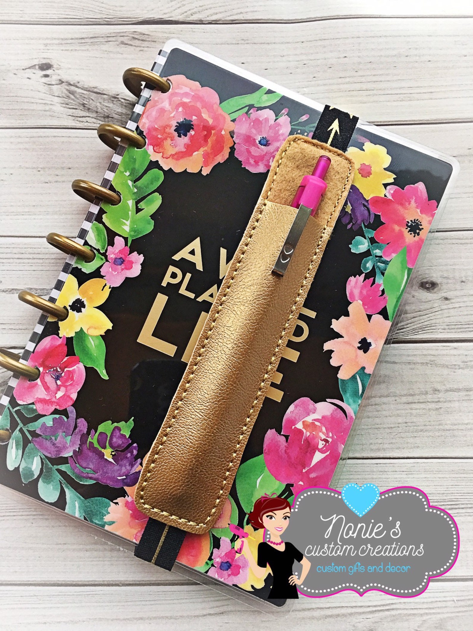 Planner Pen Holder Planner Band Planner Pens Planner Bands Planner