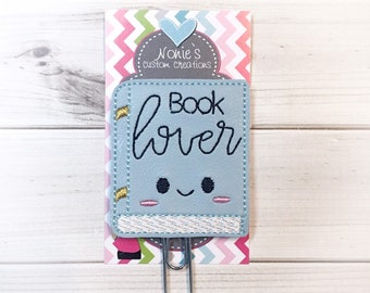 Book Lover Paper Clip - Book Nerd Paperclip- Planner Clip -Planner Accessories -Book Nerd Clip-Book Lover Clip - Book Lover Feltie