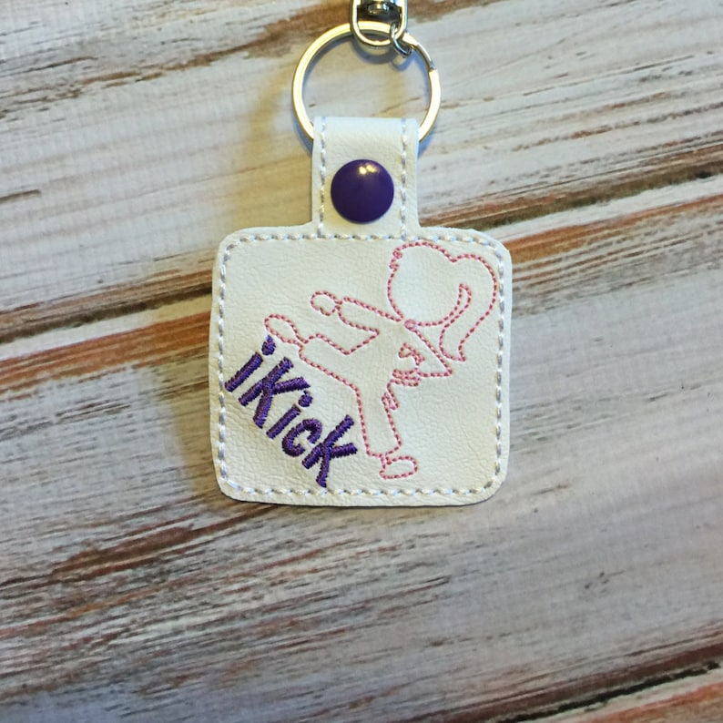 Karate Keychain Martial Arts Keychain Karate Girl Keychain Etsy