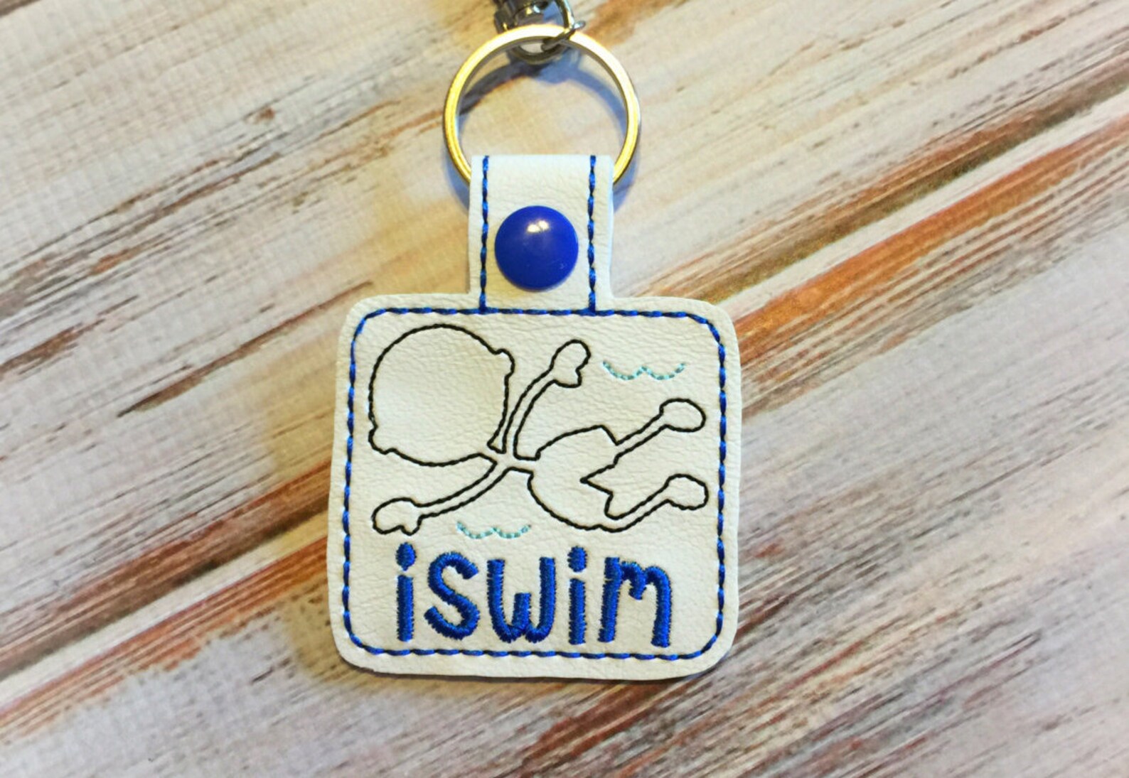Swim Keychain Swimmer Keychain Swimming Boy Keychain Etsy