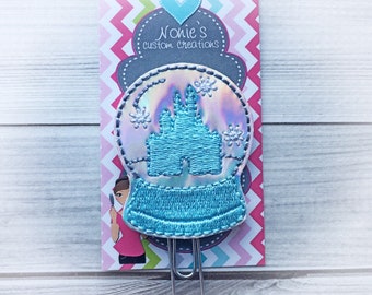 Mouse Castle Paper Clip- Planner Accessories - Mouse Castle Paperclip -Mouse Castle Feltie- Castle Feltie-Snowglobe Feltie