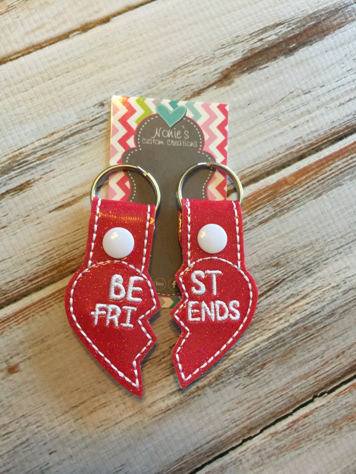Best Friends Keychain BFF Keychain BFF Gift Friends Etsy