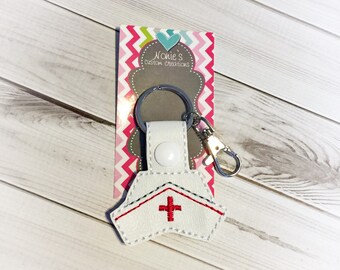 Nurse Keychain - Nurse Hat Keychain - Nurse Key Chain - Nursing Keychain - CNA Keychain - Nurse Gift