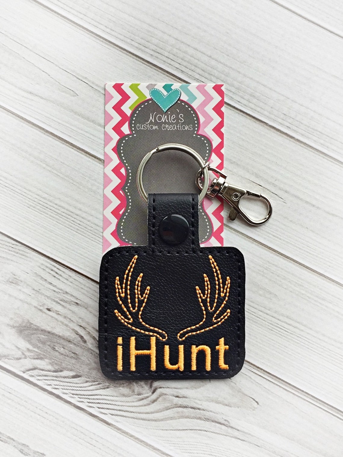 Hunting Keychain Hunter Keychain Hunting Gift Hunter Etsy