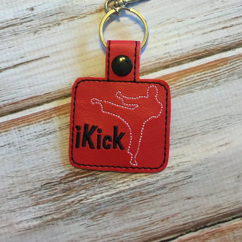 Karate Keychain Karate Key Chain Martial Arts Keychain Etsy