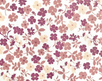 Jersey scattered flowers pale pink-old pink 200g/m2