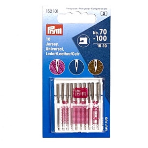 Sewing machine needles Jersey,Universal,Leather, Prym, Flat piston