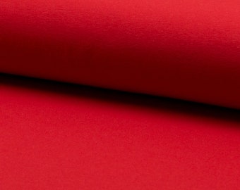 Jersey plain red 1.4 m wide approx. 240g/m2