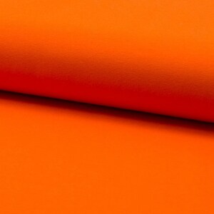 Jersey uni orange 1.4 m wide approx. 240g/ m2