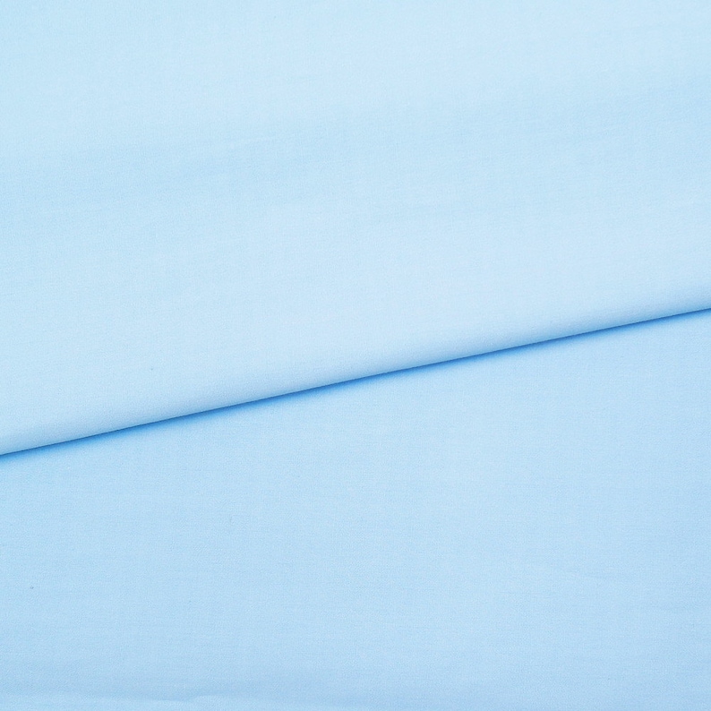 Uni light blue Cotton image 1