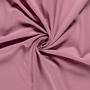French terry plain old pink ÖkoTex 100 250 g/m2 1.5 m wide