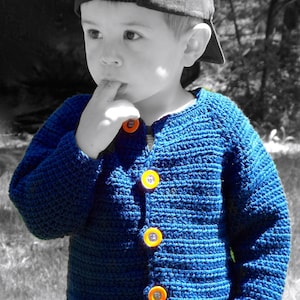 Baby Boy and Girl Sweater Crochet Pattern, Baby Cardigan Pattern, Baby Sweater Pattern, Cardigan Sweater Pattern, Infant Crochet Sweater,36