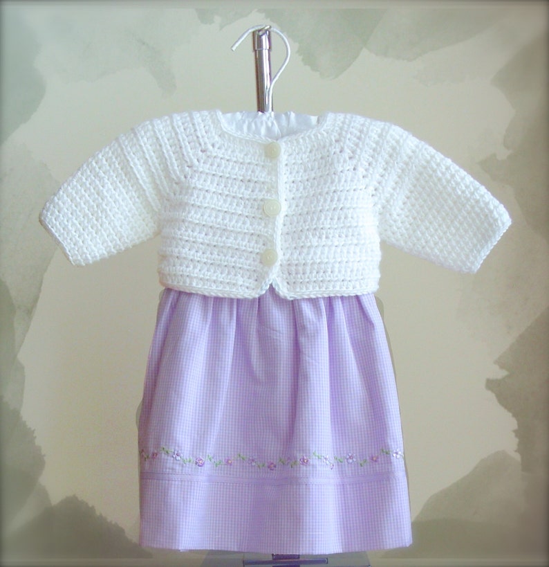 Baby Girl Sweater Crochet PATTERN Baby Shrug Sweater PATTERN Etsy