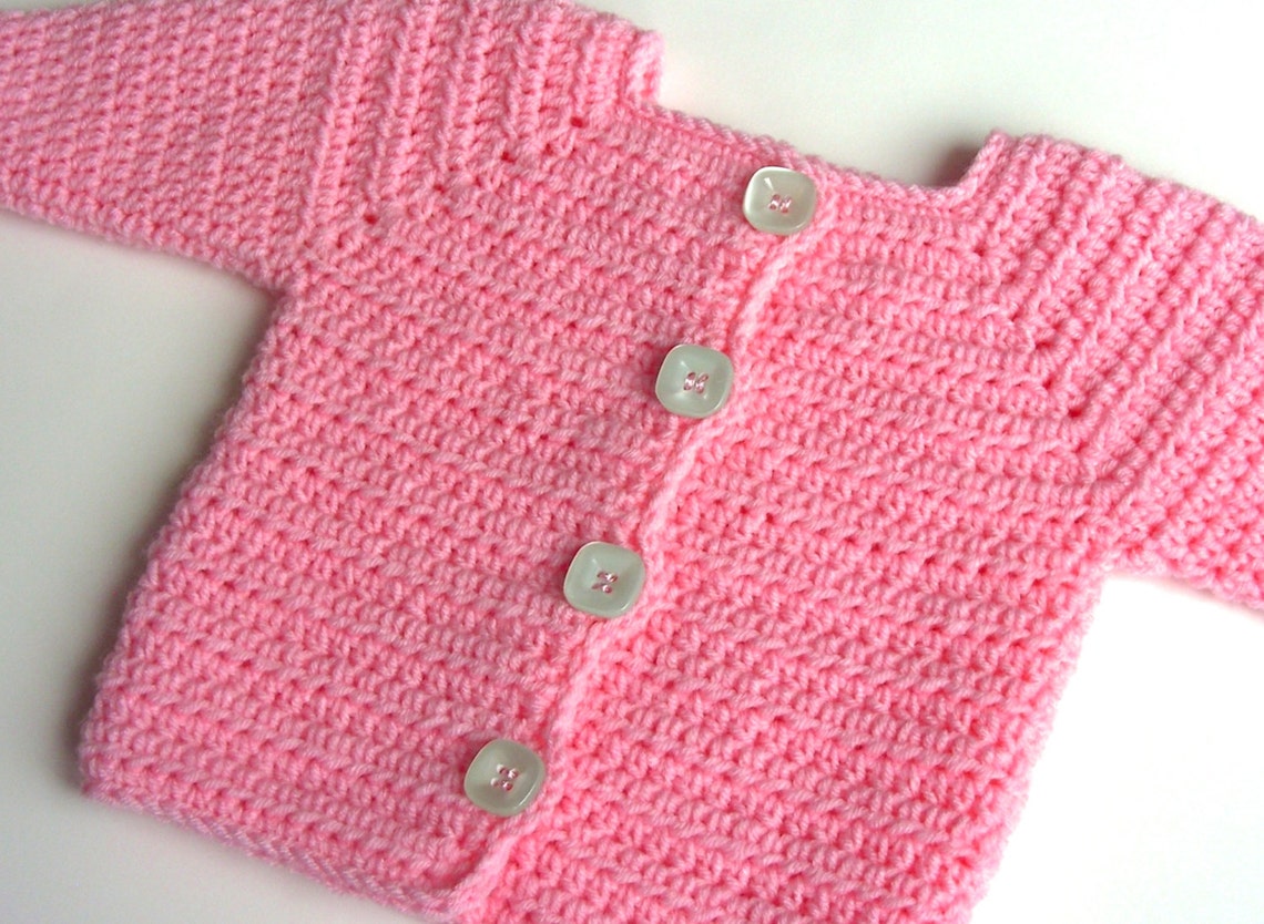 Baby Girl Sweater Crochet PATTERN Baby Sweater PATTERN Etsy