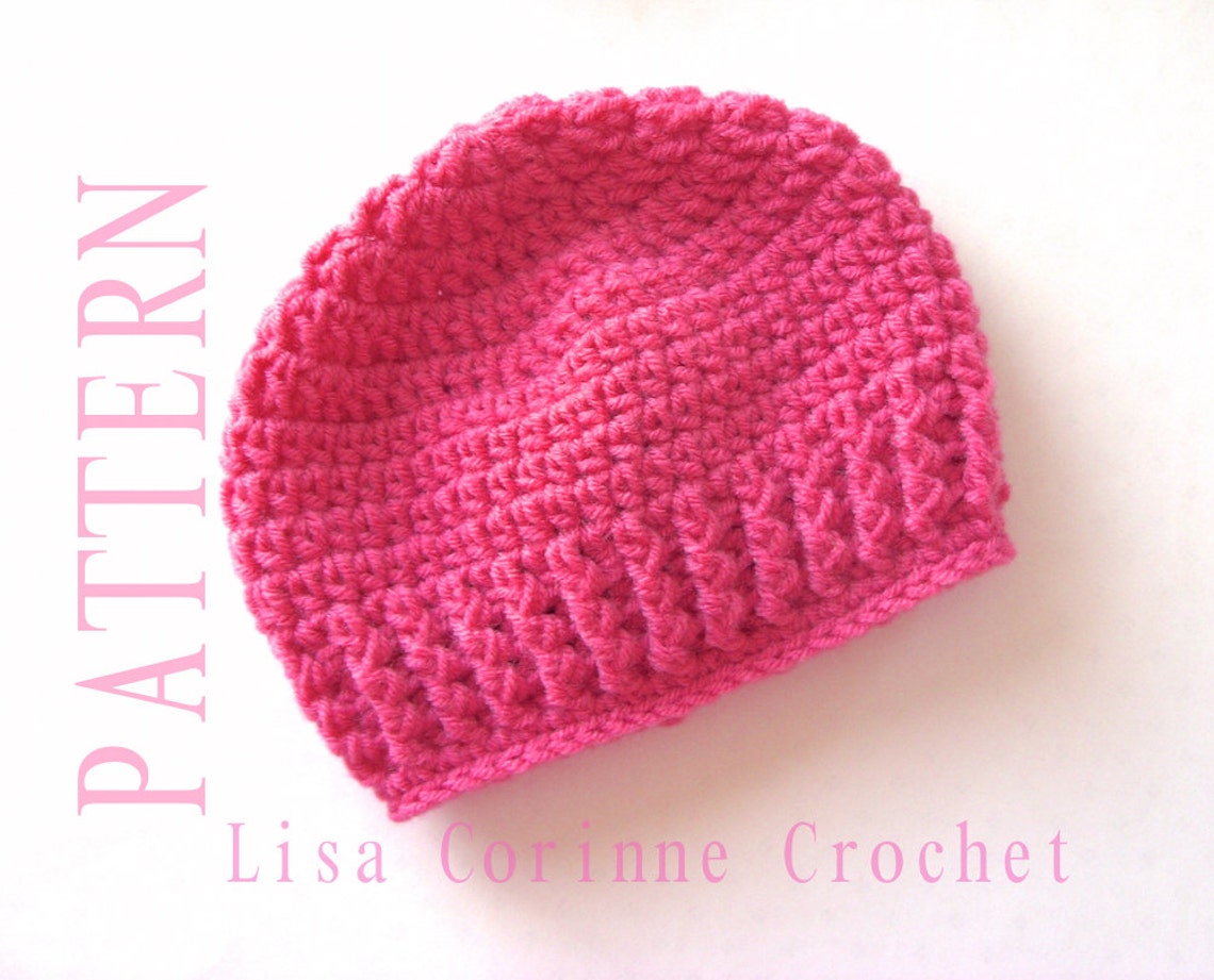 Easy Crochet Baby Hat Pattern Crochet Hat Pattern Instant | Etsy