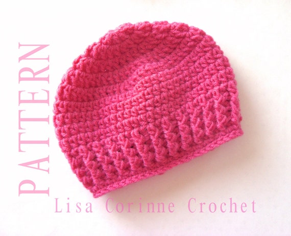 Easy Baby Hat Crochet PATTERN Baby Girl Hats PATTERN Etsy Delectable Baby Girl Crochet Patterns Easy Baby Hat Crochet PATTERN Baby Girl Hats PATTERN Etsy Delectable Baby Girl Crochet Patterns