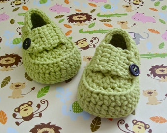 Baby Booties Crochet PATTERN, Baby Shoes Crochet Pattern, Baby Loafers, Crochet Bootie PATTERN, Soft Baby Baby Shoes Pattern, 9