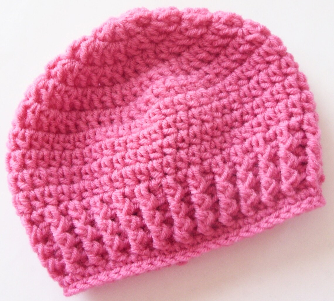 Easy Crochet Baby Hat Pattern Crochet Hat Pattern Instant - Etsy