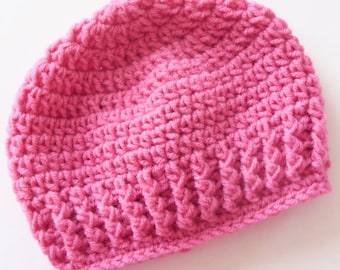 Easy Crochet Baby Hat Pattern: 6 Sizes, Newborn to 24 Months (Instant Download)