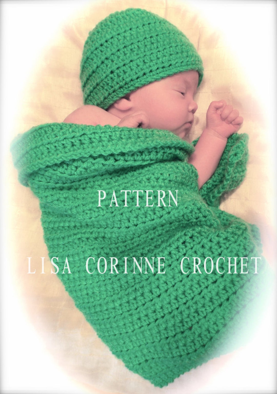 Baby Blanket Baby BOY Hat Set PATTERN Baby Gift Tutorial Etsy