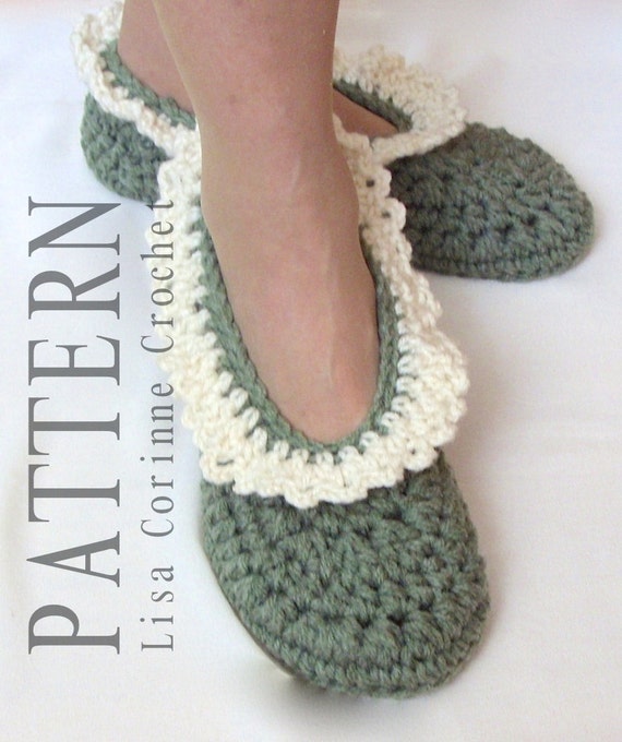 crochet womens slippers