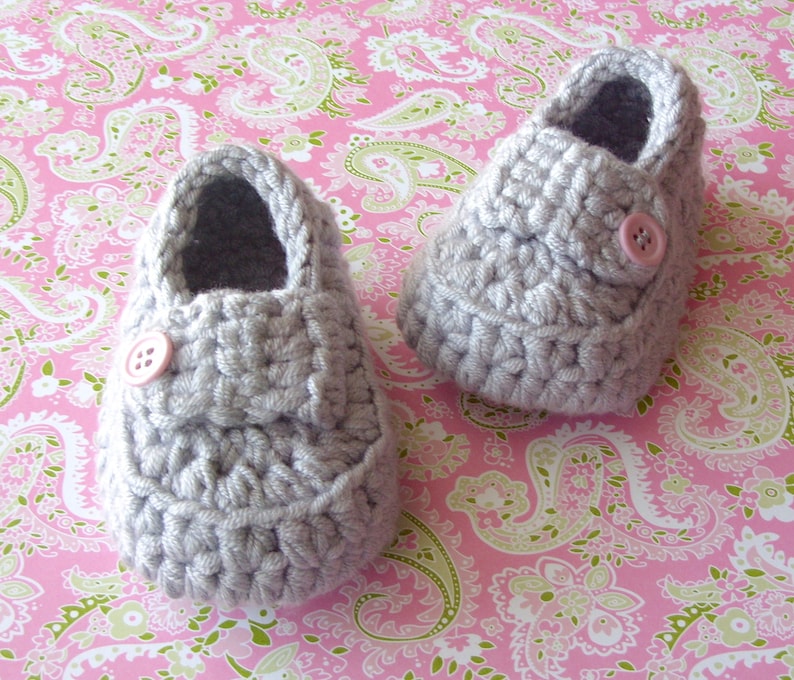Crochet Baby Shoes PATTERN Crochet Baby Booties Cute Baby - Etsy