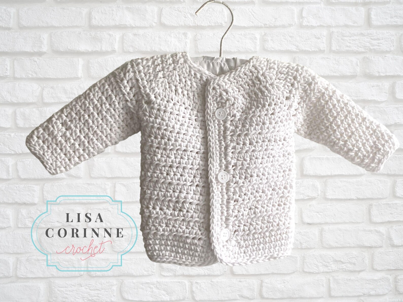 Baby Crochet Sweater Pattern Easy Crochet Tutorial Baby Etsy