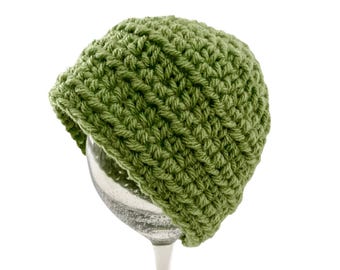Crochet Beanie Hat Pattern: 10 Sizes, Newborn to Adult (PDF Pattern)